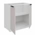 Szafka kuchenna dolna 80 cm kaszmir + biały CAROL 80 D 2F BB
